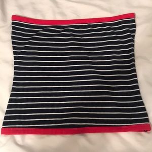 SERIOUSLY SOFT STRIPED TUBE TOP
